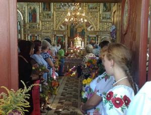 Преображення, Яблучний Спас, церква с.Полянка Пустомитівського р-ну Львівської обл., 19 серпня 2011 р. З приватного архіву Ірини Коваль-Фучило.
